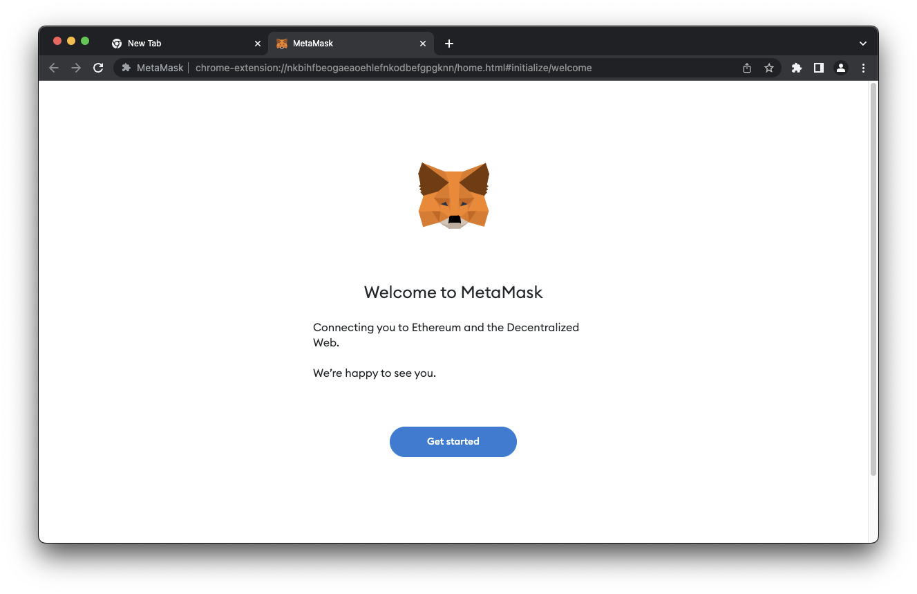 Get started with MetaMask.